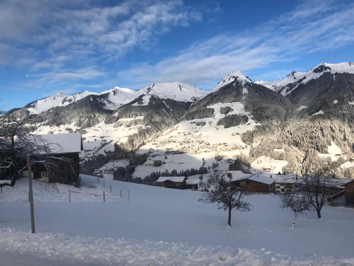 Appartement Bergblick Raggal Buitenkant foto