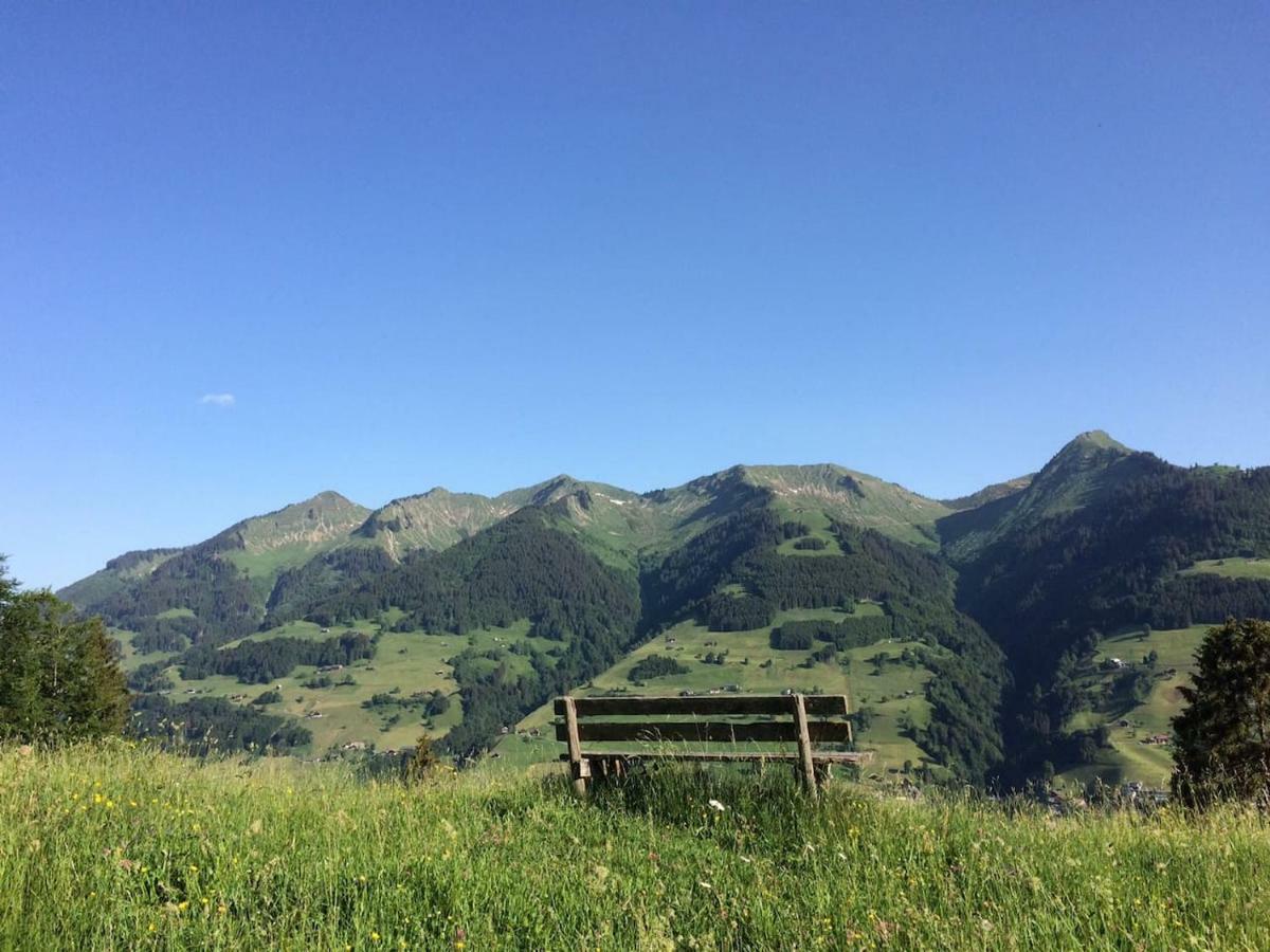 Appartement Bergblick Raggal Buitenkant foto
